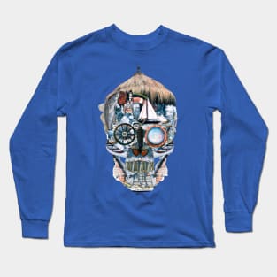 Skull Ocean Long Sleeve T-Shirt